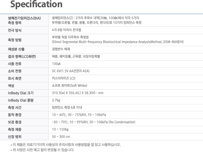 제품사양서